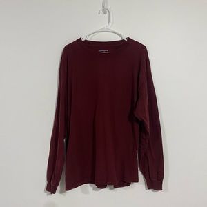 Champion Maroon Long Sleeve Tee